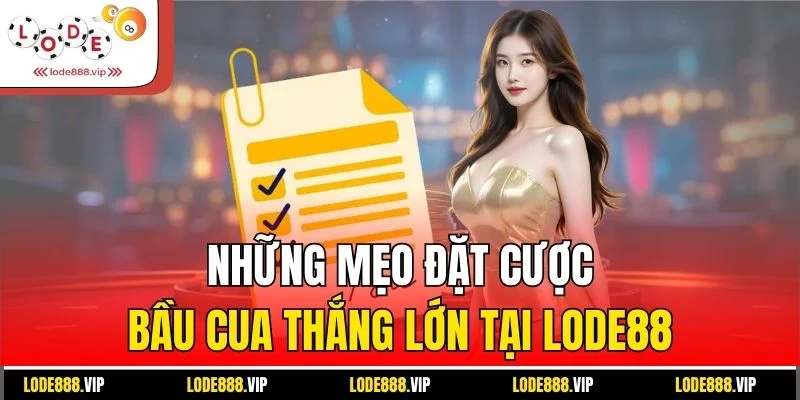Những mẹo đặt cược bầu cua thắng lớn tại Lode88